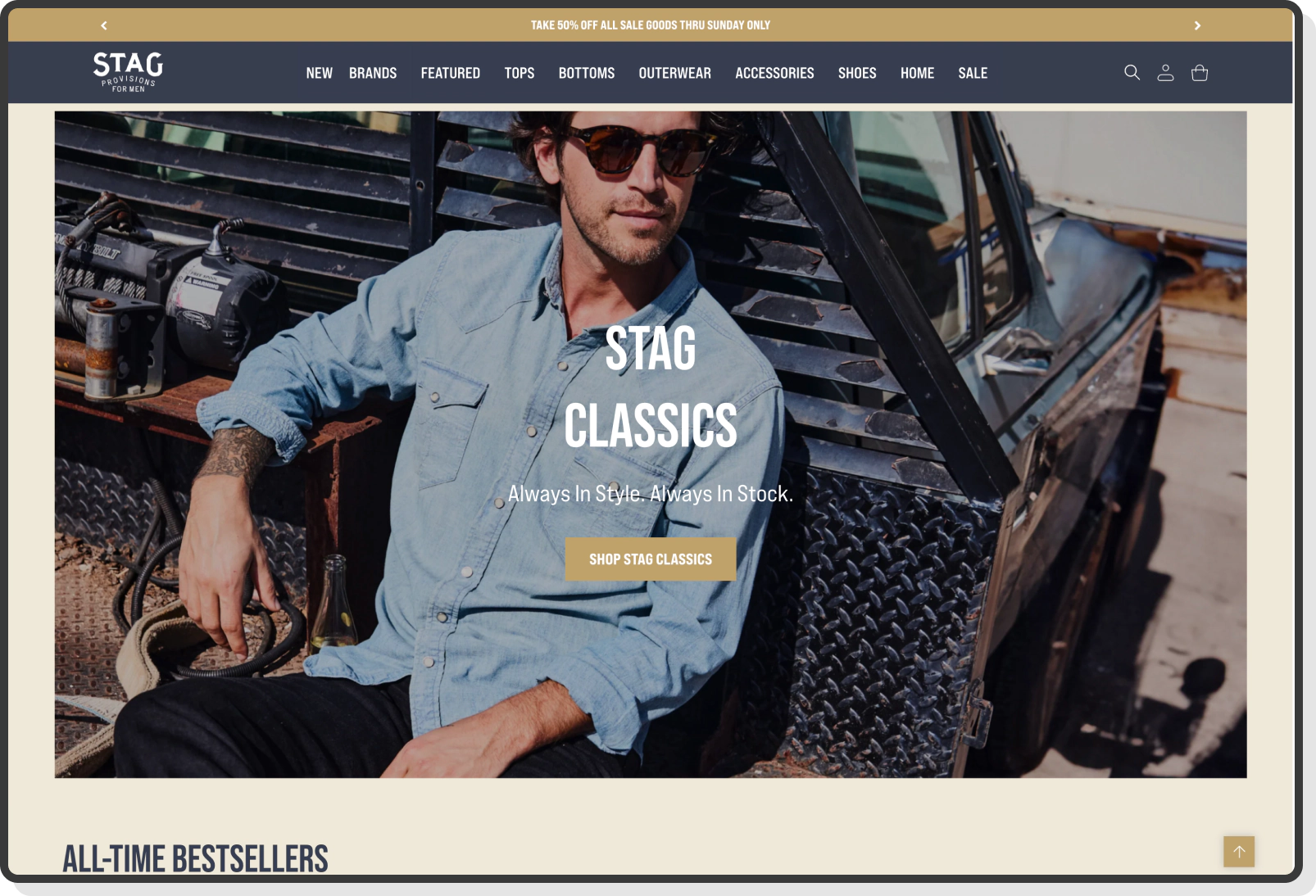 Preview of cart interaction with added product view