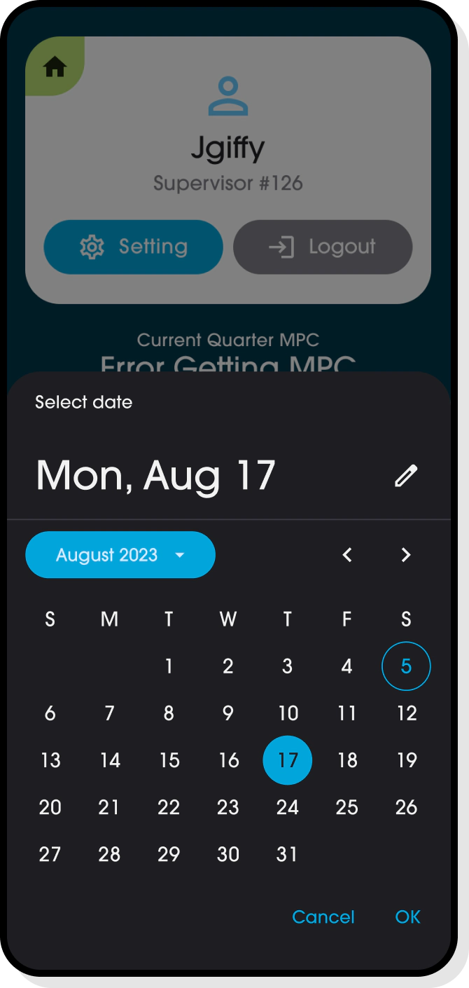 Mobile view of the Adopt A Highway application showing sponsorship tracking
