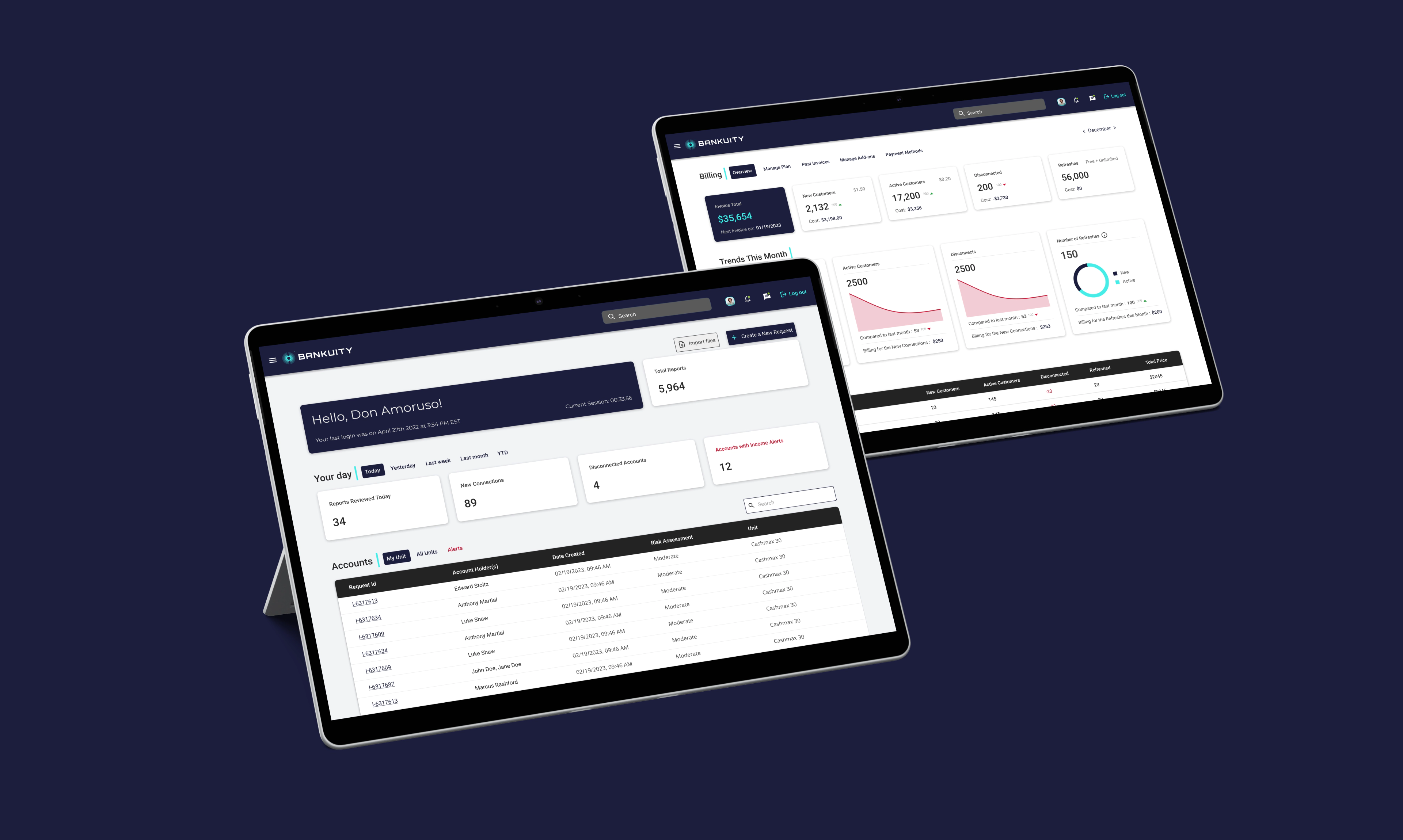 Visual theme banner representing AI Bankuity's brand style