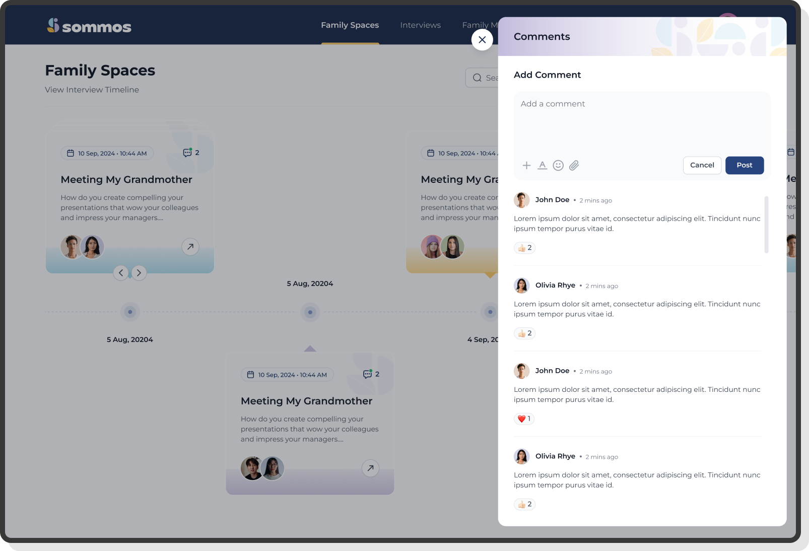 Interactive data charts illustrating trends, patterns, and outliers