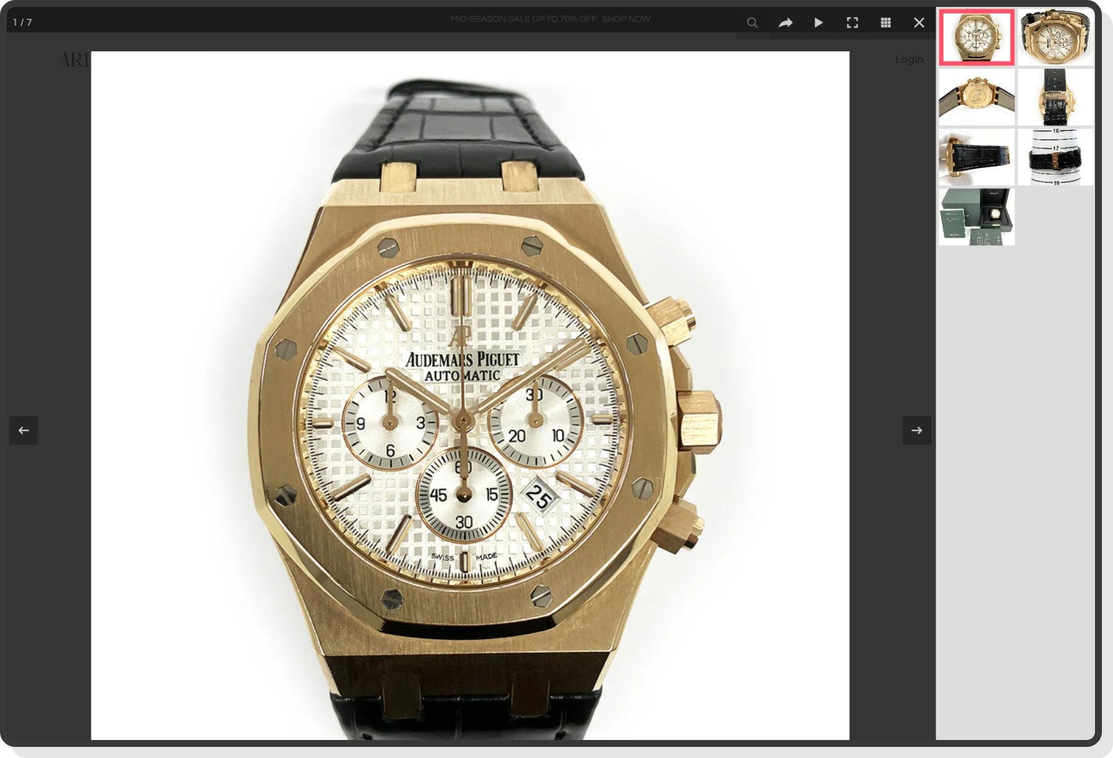 Lookbook page showcasing styled outfits and featured products