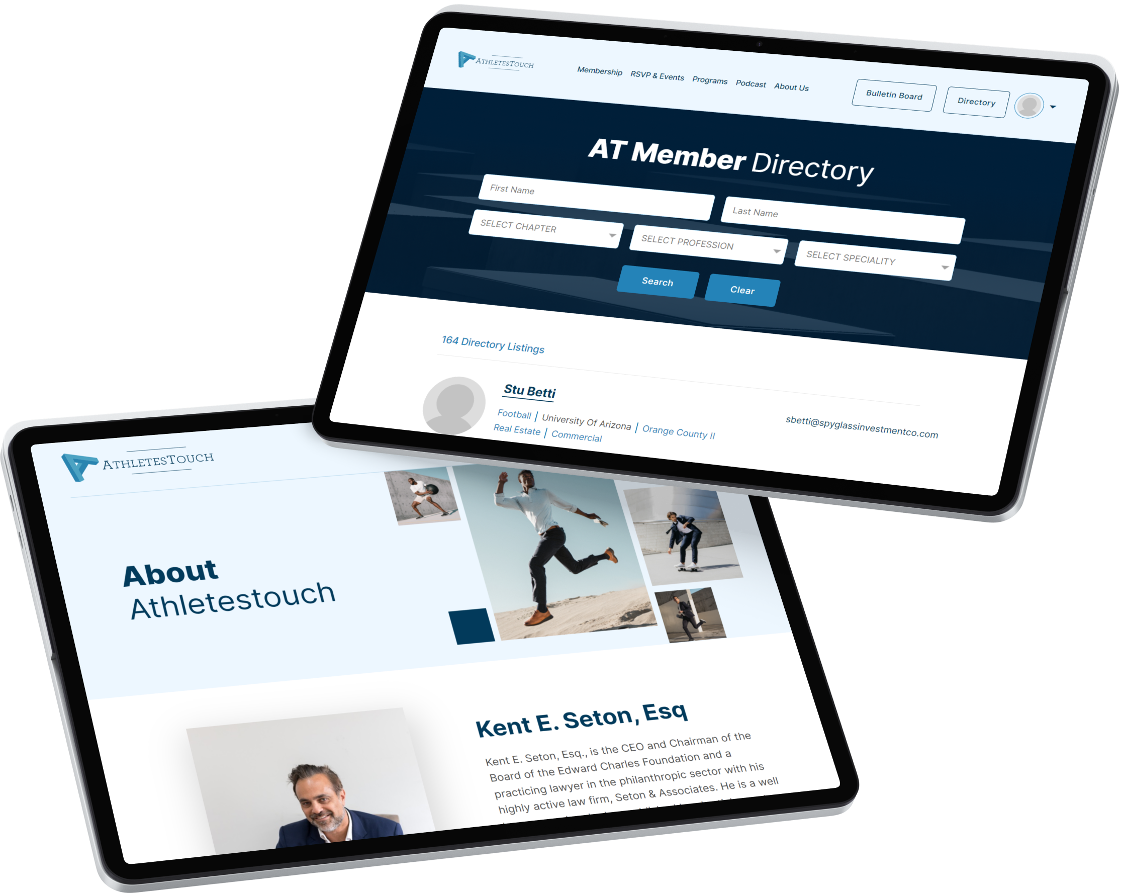 athletestouch member directory