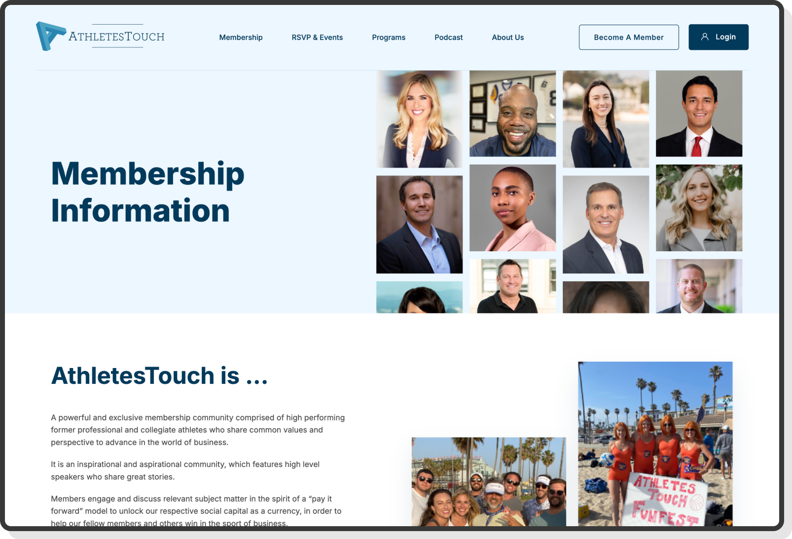 Resource hub with categorized educational materials and downloads