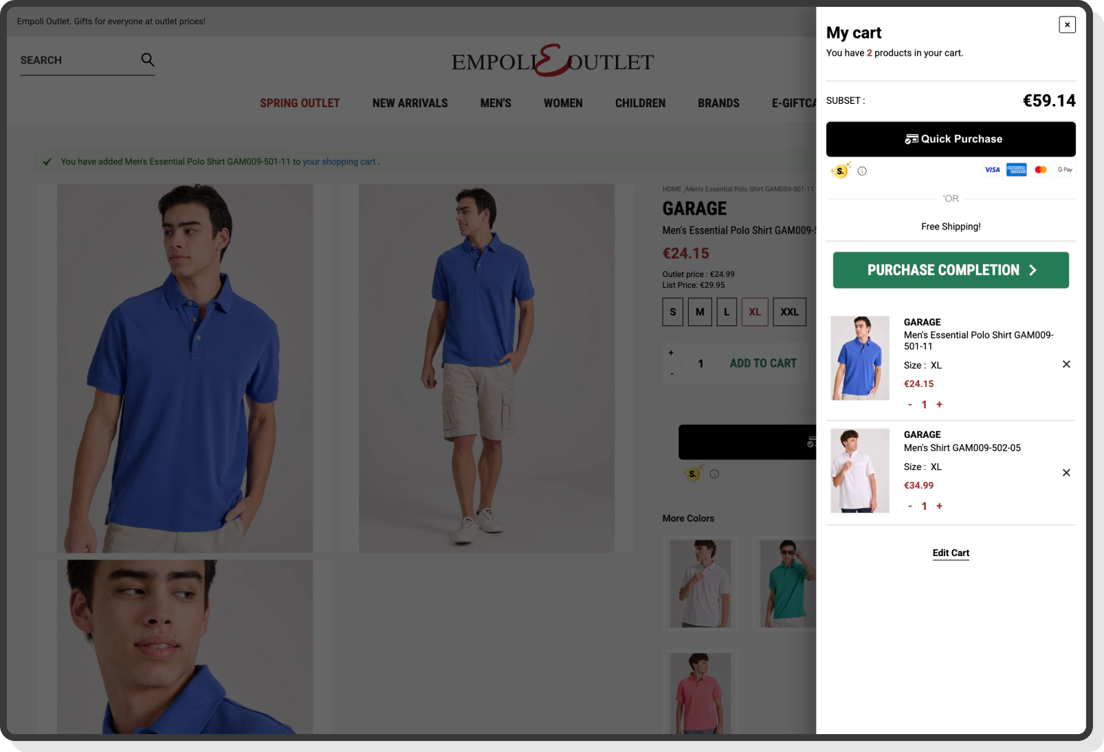 Navigation screen with categories for living room, bedroom, and dining furniture