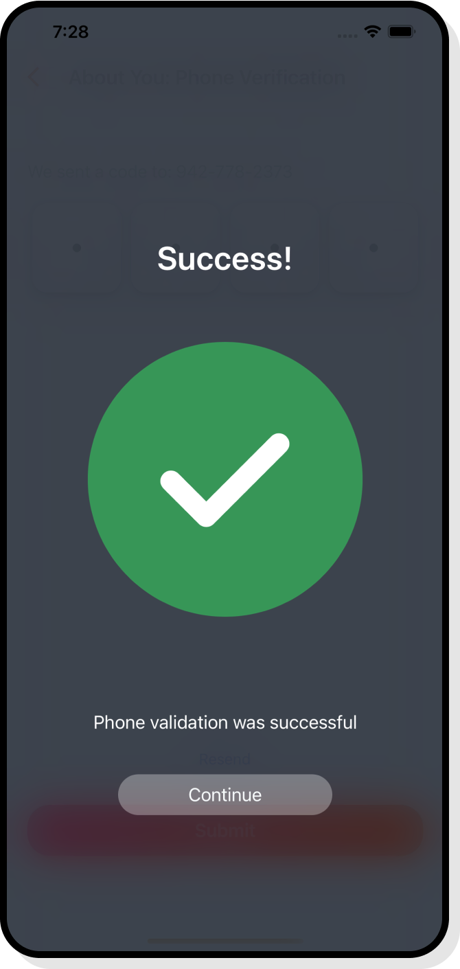 Property management screen with edit and publish controls