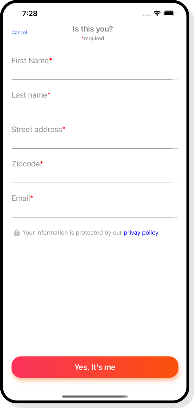 User dashboard with saved properties and profile options