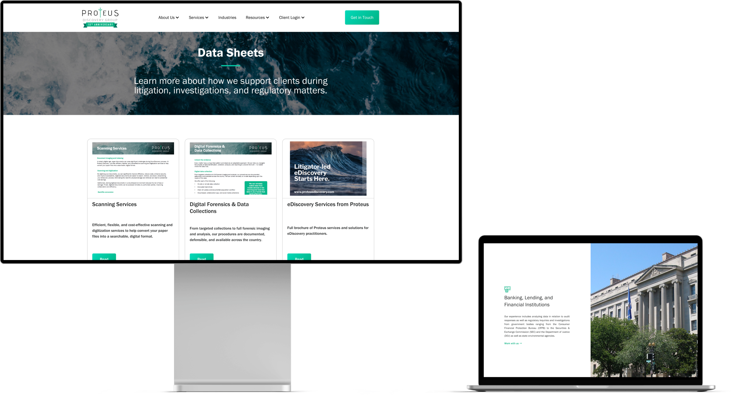 Proteus user interface for legal tech solutions