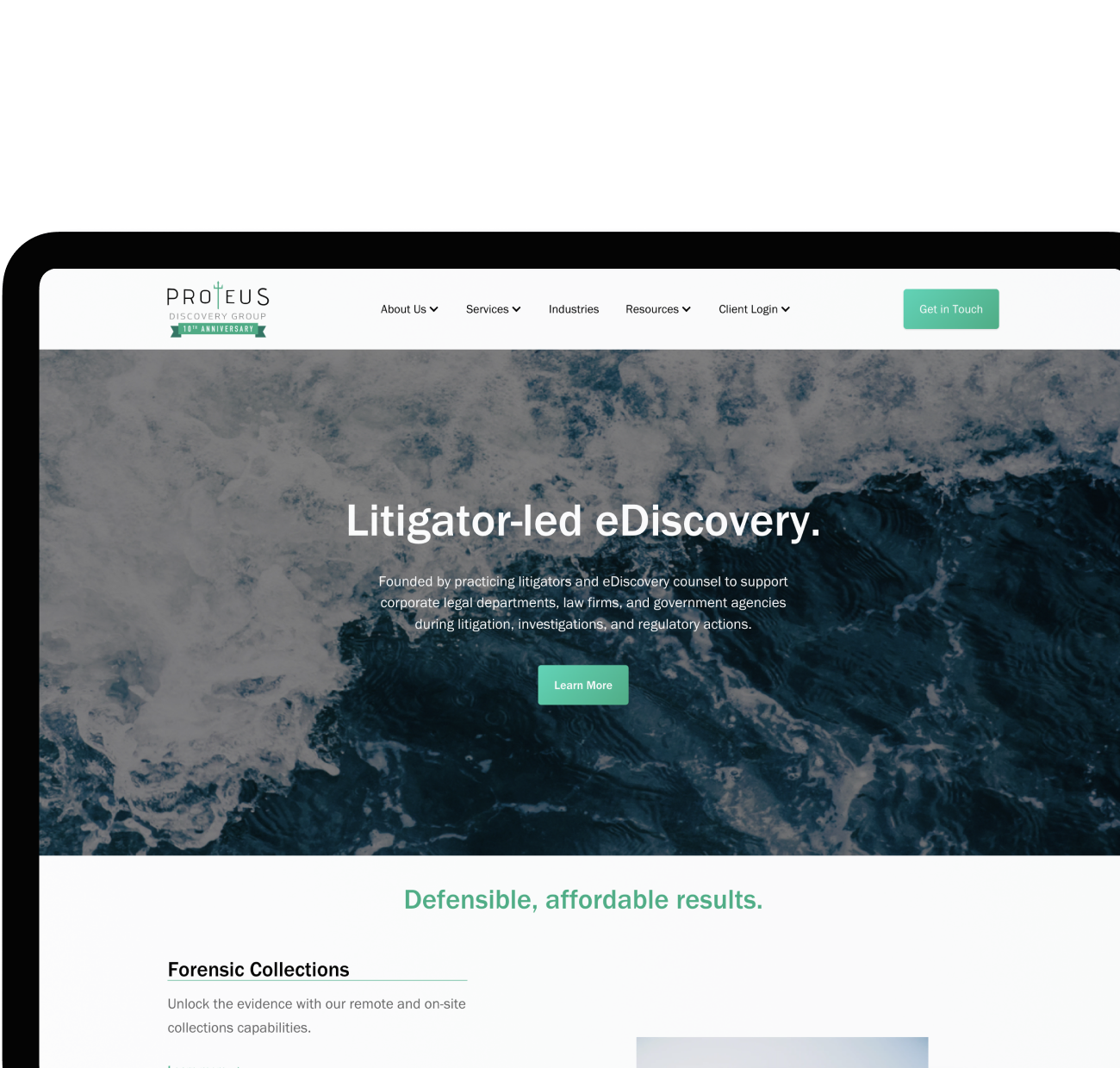 Proteus Litigation Web Design and Development