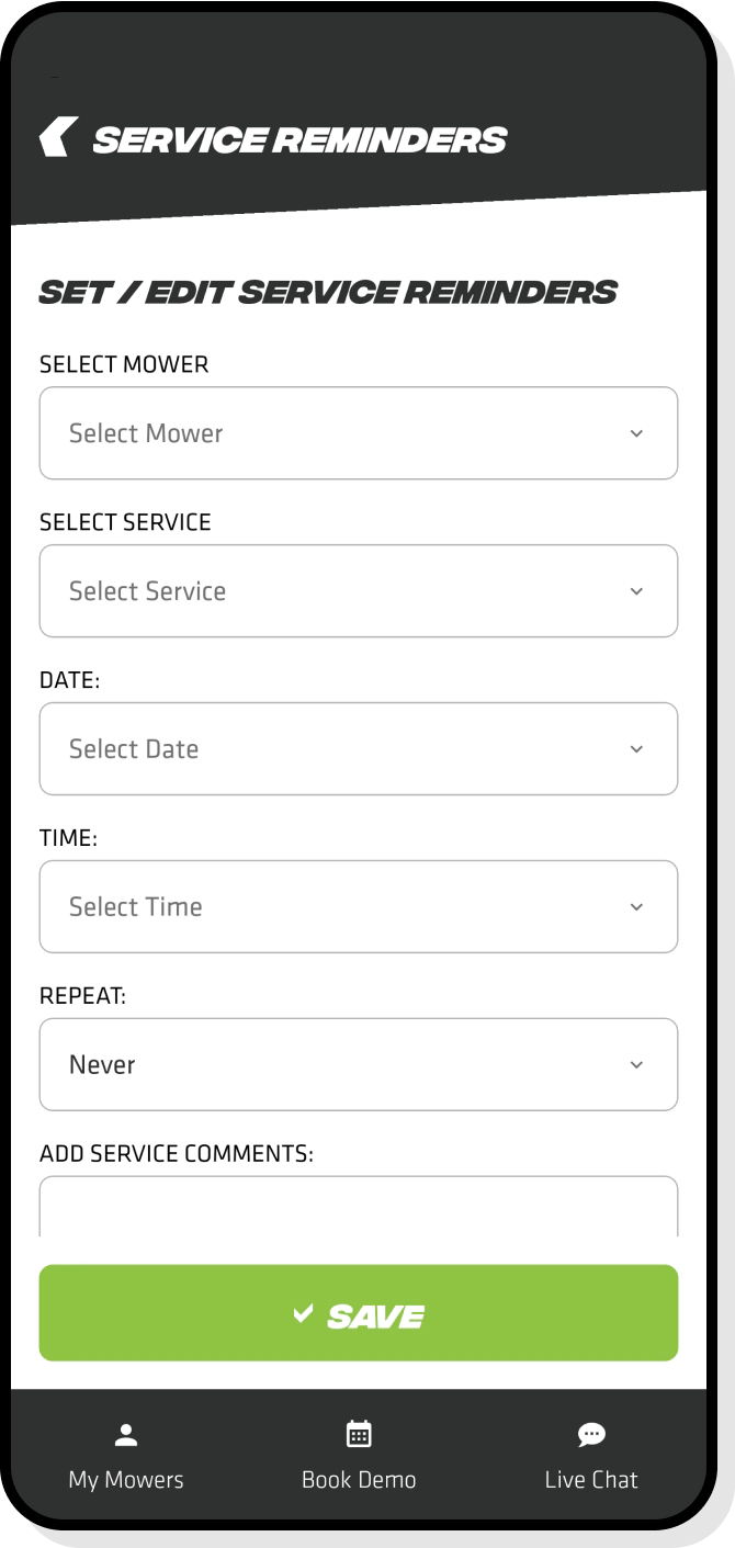 Dealer locator map with search functionality and location pins